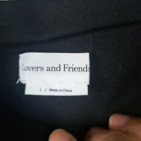 Lovers and Friends Morgan Mini Skirt Black Size L - Picture 4 of 6